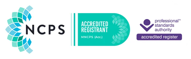 NCPS Accredited Registrant, MNCPS (Acc.), on a Professional Standards Authority accredited register