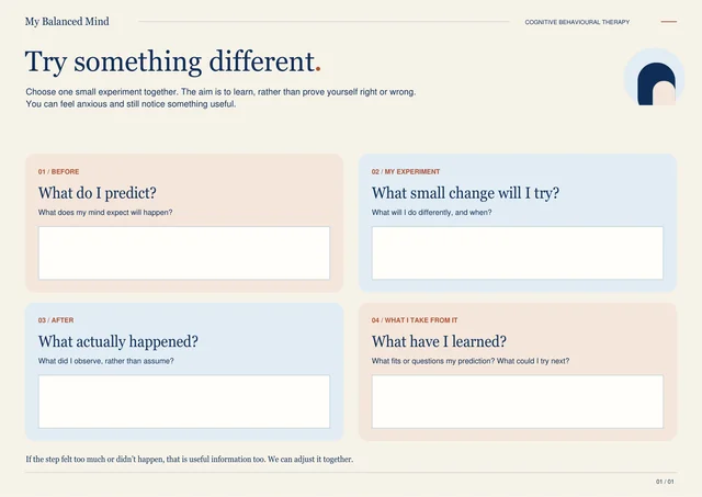 Preview of Try something different